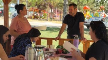 Başkan Çetinkaya Beşbinevler’de Devam Eden Çalışmaları İnceledi