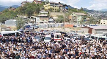 KARDEMİR’deki iş kazasında yaşamını yitiren Yağız Yıldız’ı yüzlerce kişi uğurladı