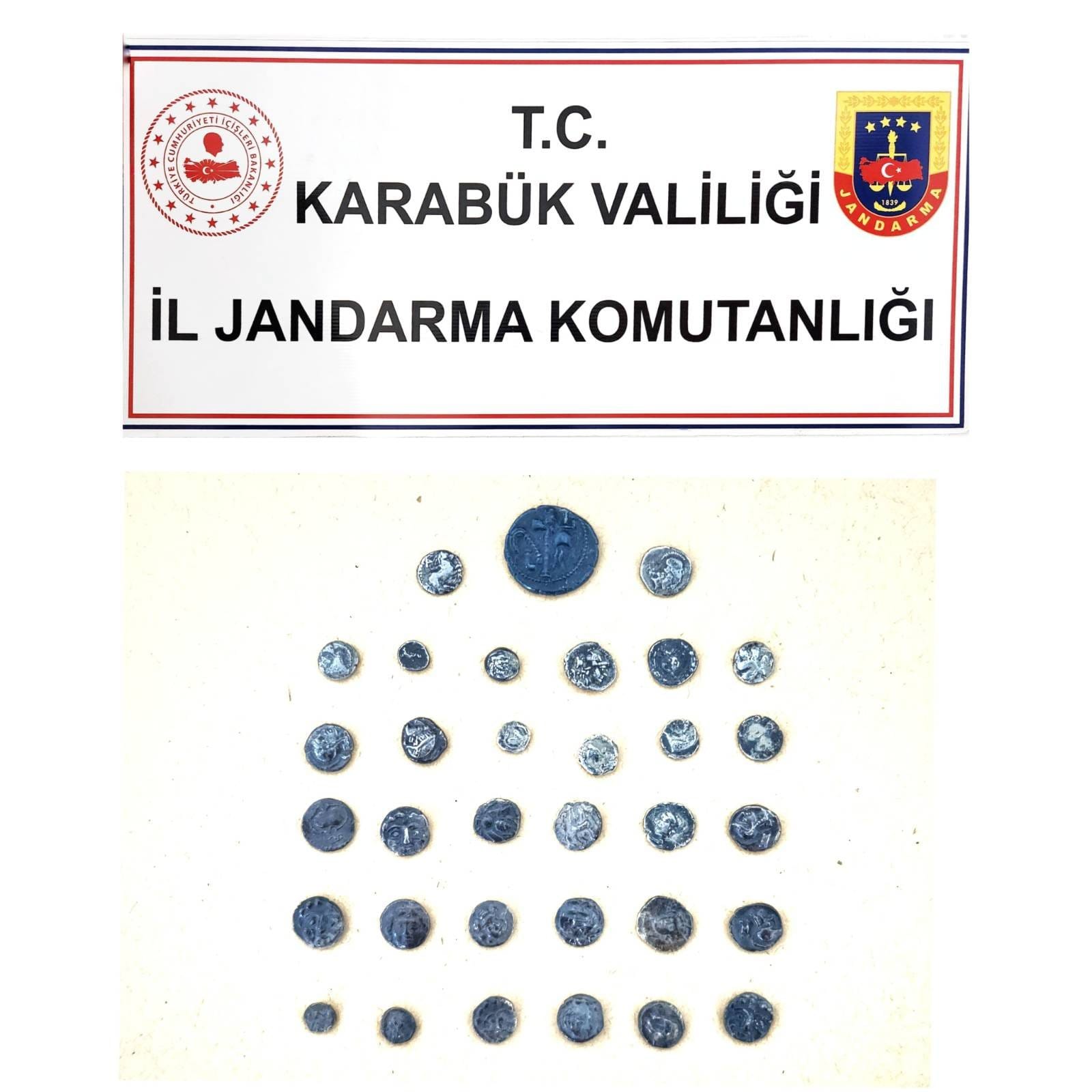 Karabük’te Antik Yunan Dönemine Ait Sikkeler Ele Geçirildi