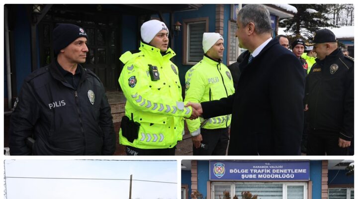 Vali Yavuz, Yılın Son Günü Polis-Jandarma Noktalarını Denetledi
