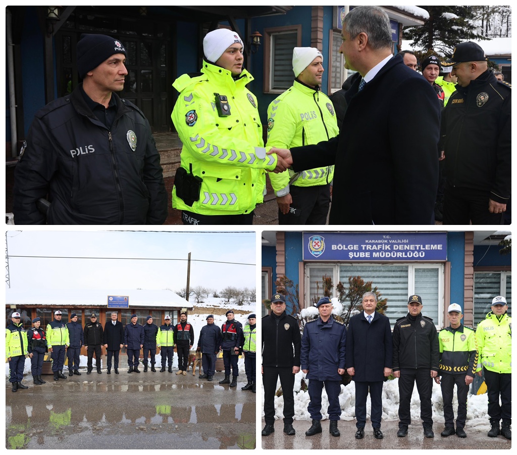 Vali Yavuz, Yılın Son Günü Polis-Jandarma Noktalarını Denetledi