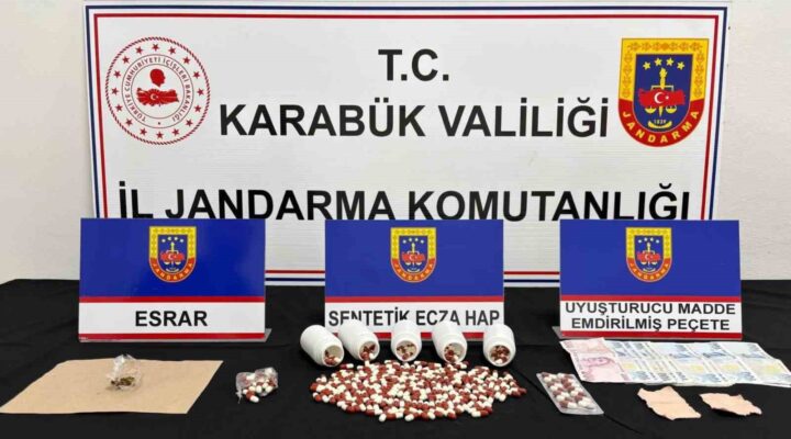 Karabük’te uyuşturucu operasyonunda 3 kişi gözaltı