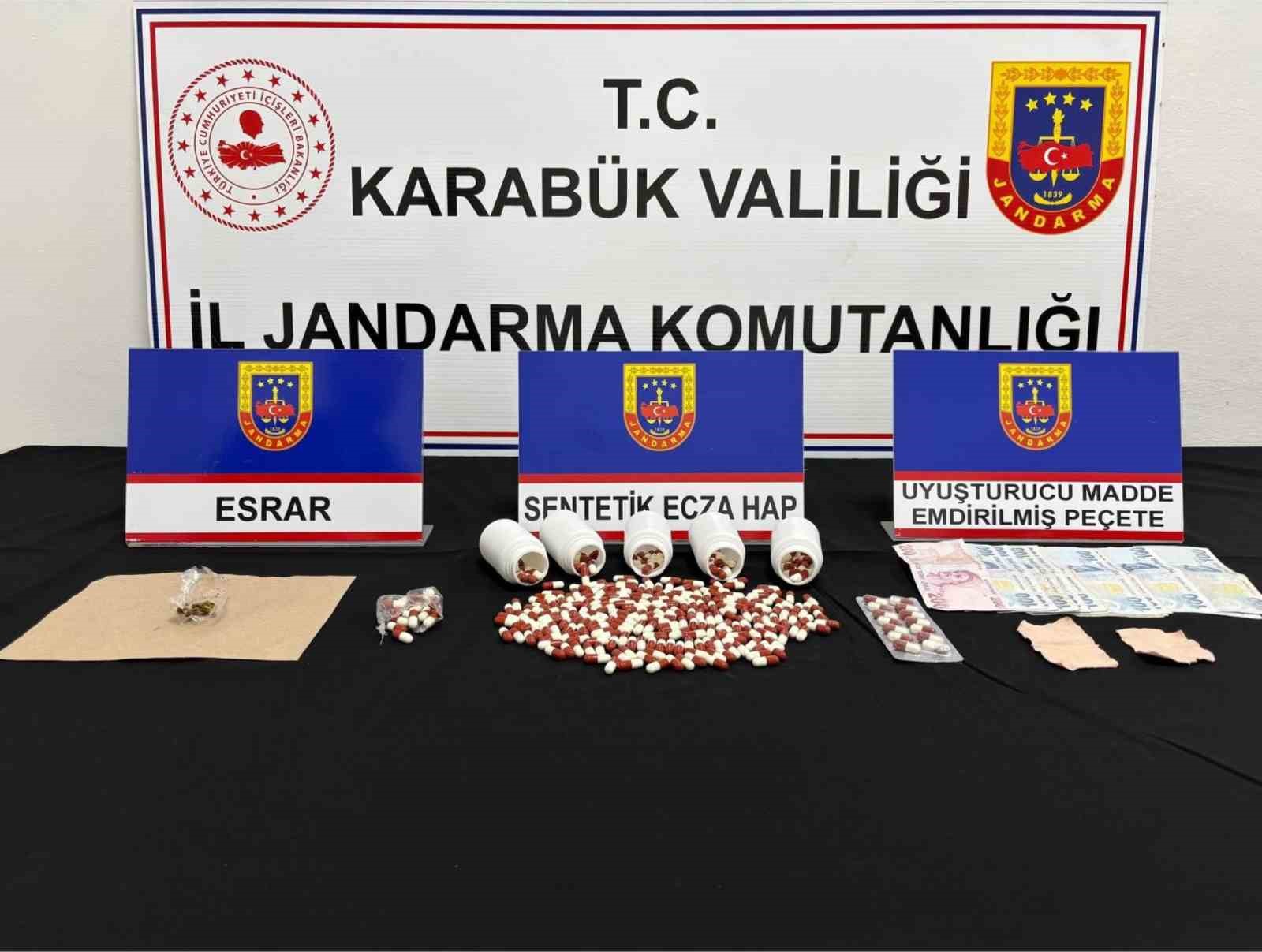 Karabük’te uyuşturucu operasyonunda 3 kişi gözaltı
