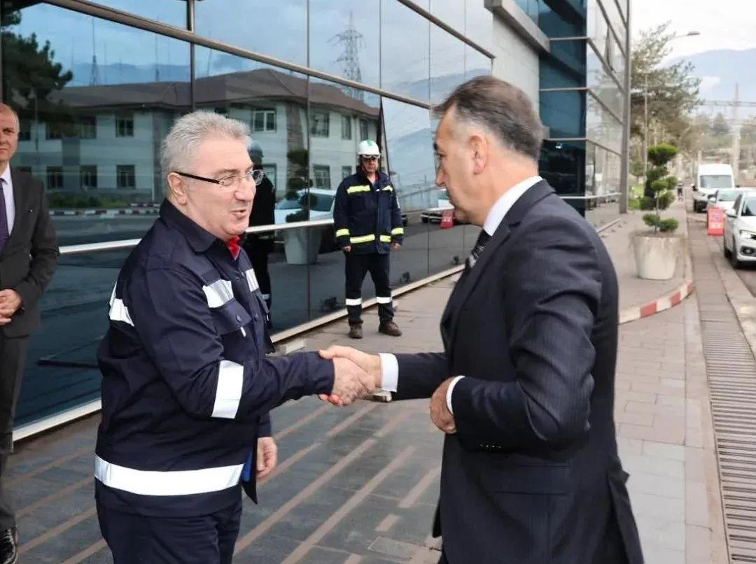 VALİ OKTAY ÇAĞATAY’DAN KARDEMİR’E ZİYARET