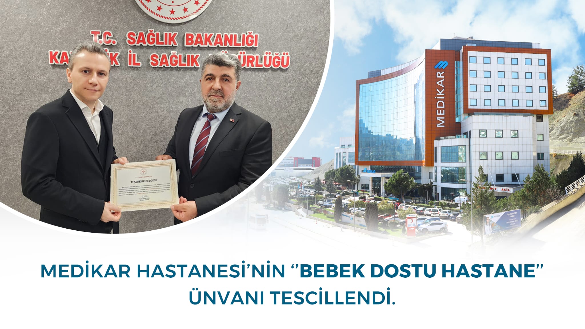 MEDİKAR HASTANESİ “BEBEK DOSTU HASTANE” UNVANINI BAŞARIYLA SÜRDÜRÜYOR