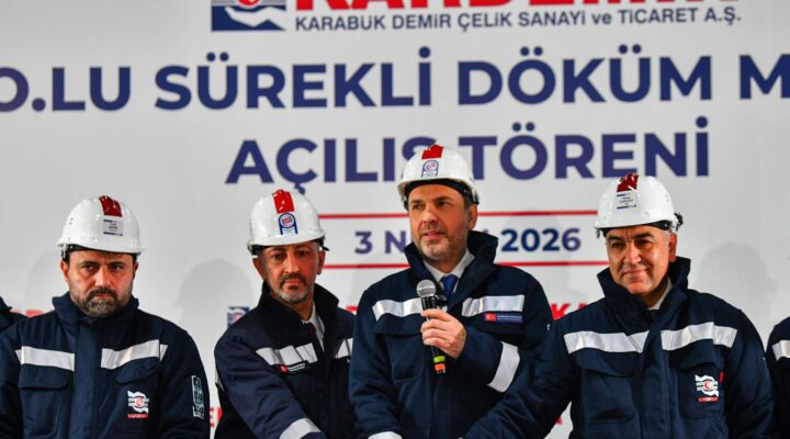 ENERJİ VE TABİİ KAYNAKLAR BAKANI ALPARSLAN BAYRAKTAR KARDEMİR’İN 89. KURULUŞ YIL DÖNÜMÜNDE KARABÜK’TE