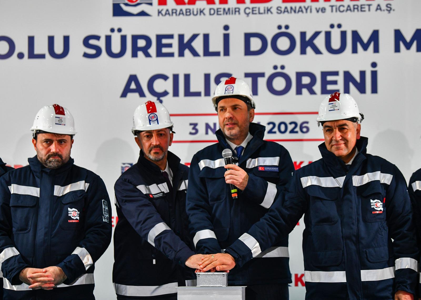 ENERJİ VE TABİİ KAYNAKLAR BAKANI ALPARSLAN BAYRAKTAR KARDEMİR’İN 89. KURULUŞ YIL DÖNÜMÜNDE KARABÜK’TE