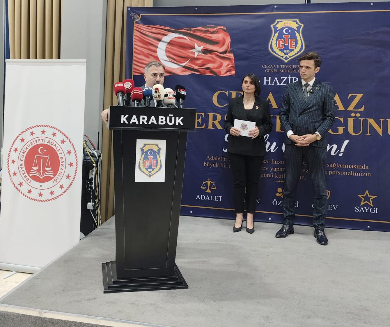 Karabük’te 6 Haziran Ceza İnfaz Personeli Günü Etkinliği Düzenlendi.