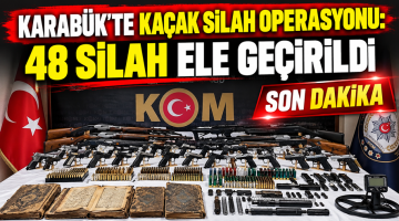 Karabük’te Kaçak Silah Operasyonu: 48 Silah Ele Geçirildi