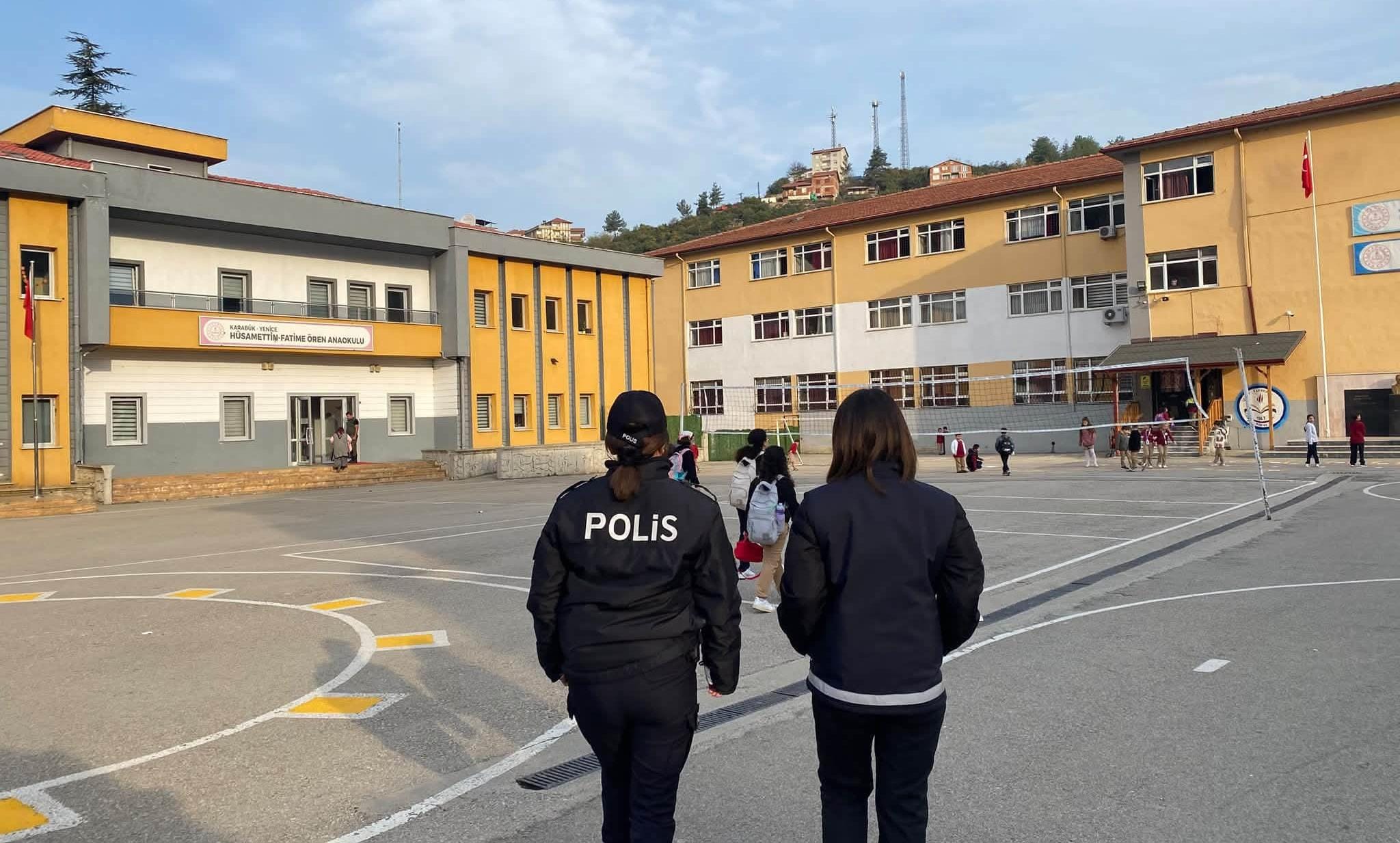 Karabük’te Okul Çevrelerinde Güvenlik Denetimleri Sürüyor
